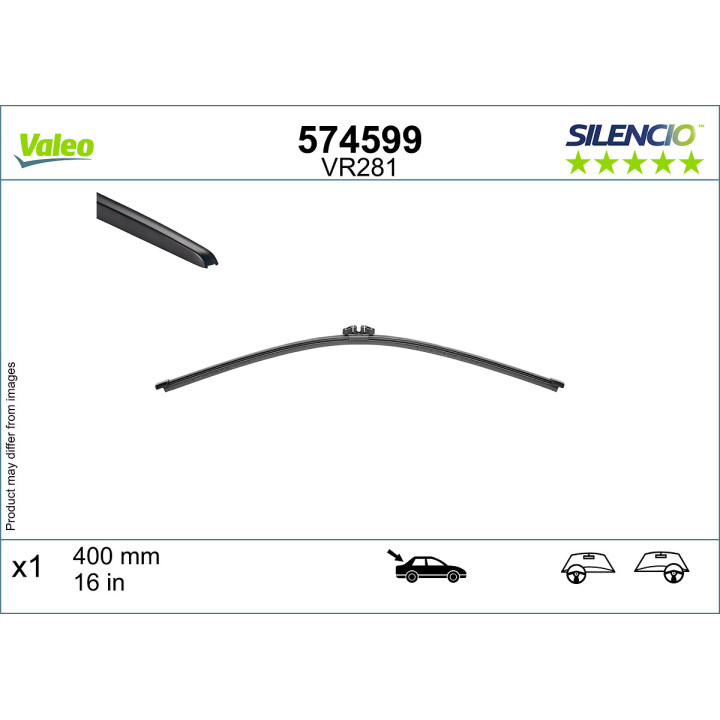 Pióro wycieraczki VALEO 574599