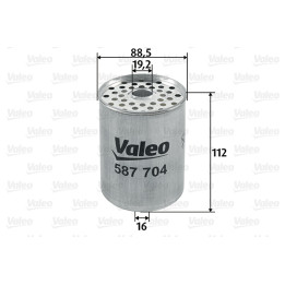Filtr paliwa VALEO 587704