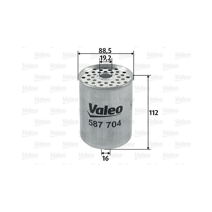 Filtr paliwa VALEO 587704