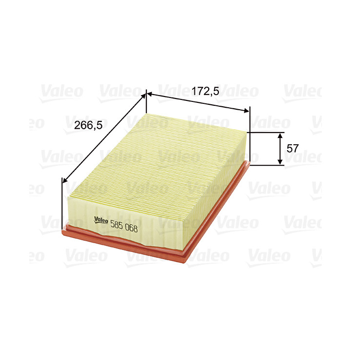 Filtr powietrza VALEO 585068