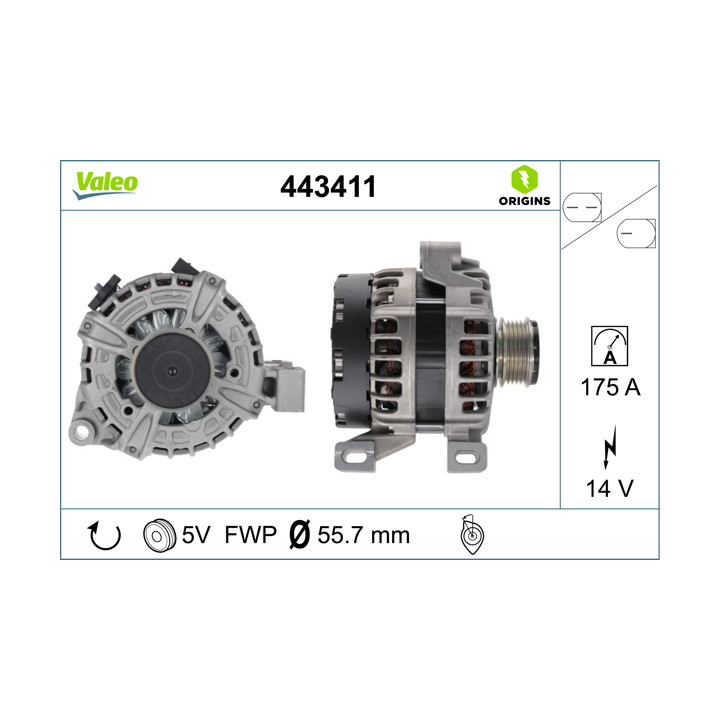 Alternator VALEO 443411
