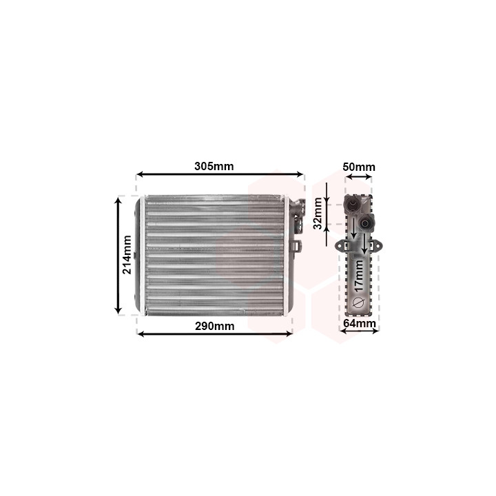 Nagrzewnica VAN WEZEL 59006110