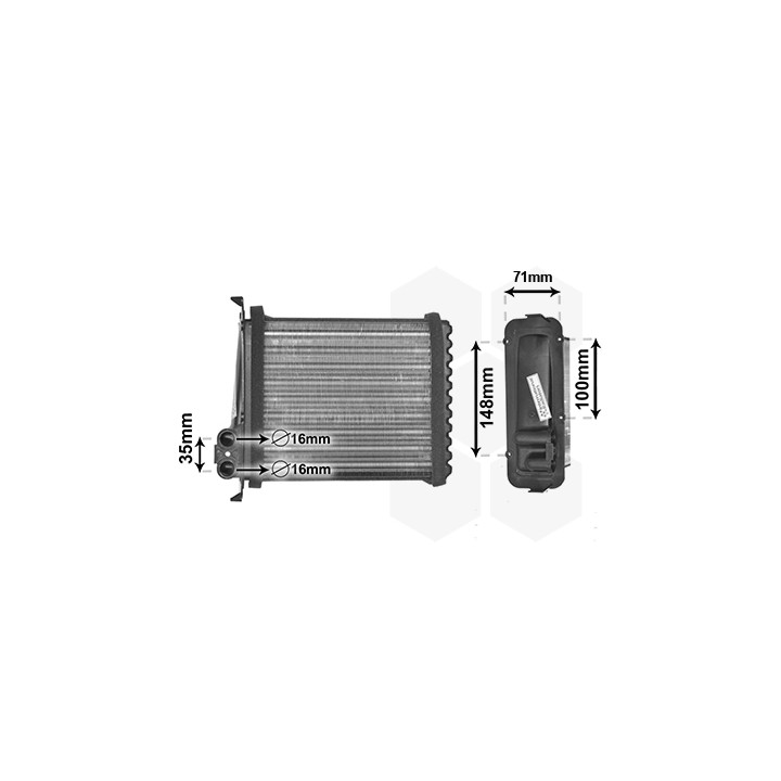 Nagrzewnica VAN WEZEL 59006085