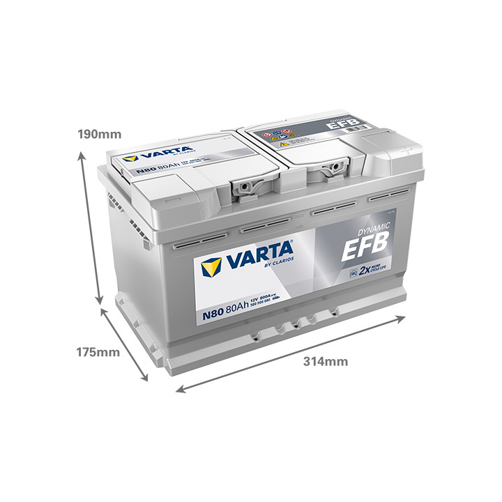 Akumulator VARTA 580500080K262