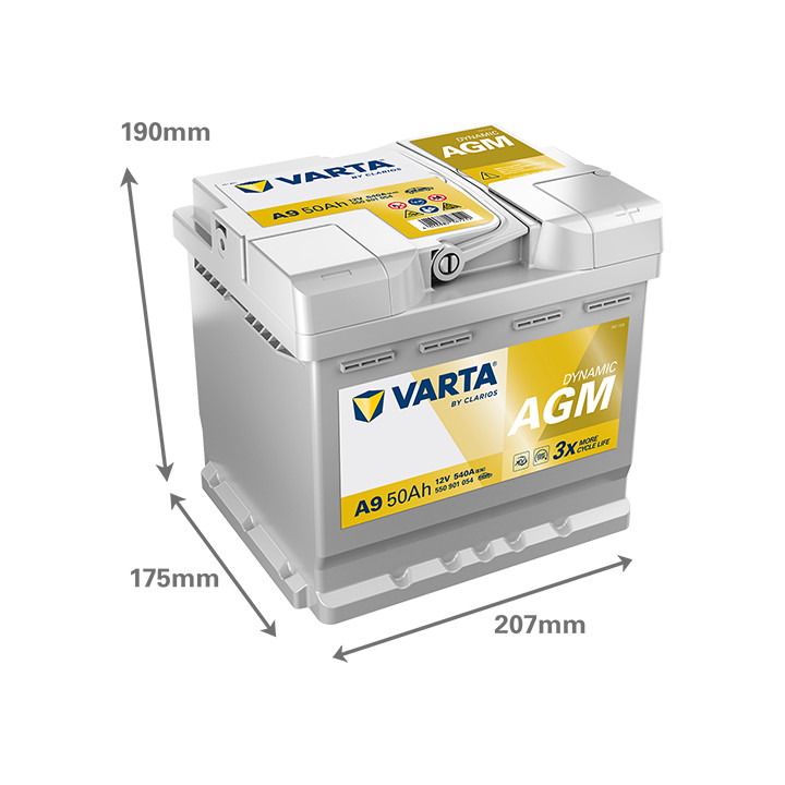 Akumulator VARTA 550901054K262
