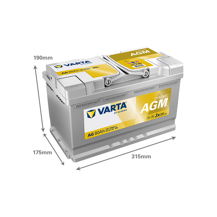 Akumulator VARTA 580901080K262