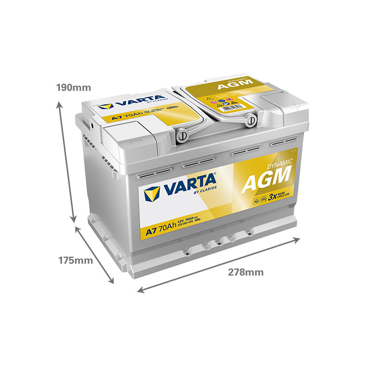 Akumulator VARTA 570901076K262