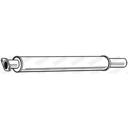 Tłumik środkowy WALKER 22853