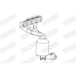 Katalizator WALKER 28874