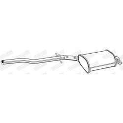 Tłumik końcowy WALKER 25095