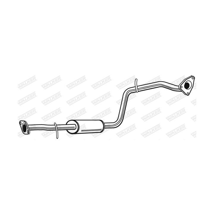 Tłumik środkowy WALKER 21437