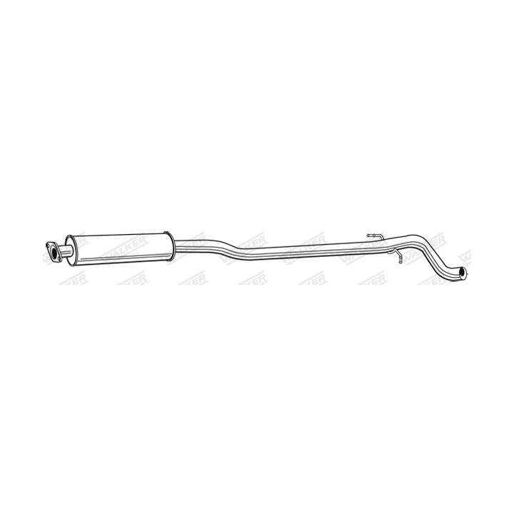 Tłumik środkowy WALKER 22981