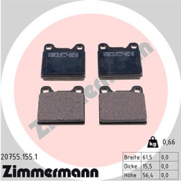 Klocki hamulcowe ZIMMERMANN 20755.155.1