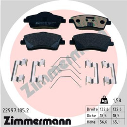 Klocki hamulcowe ZIMMERMANN 22997.185.2
