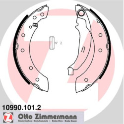 Zestaw szczęk hamulcowych ZIMMERMANN 10990.101.2