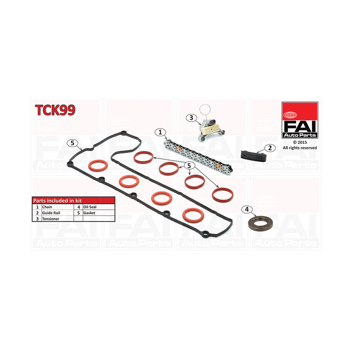 Zestaw łańcucha rozrządu FAI AutoParts TCK99
