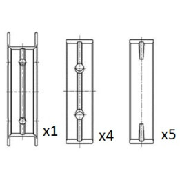 Panewki wału korbowego FAI AutoParts BM1030-STD