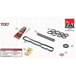 Zestaw łańcucha rozrządu FAI AutoParts TCK7