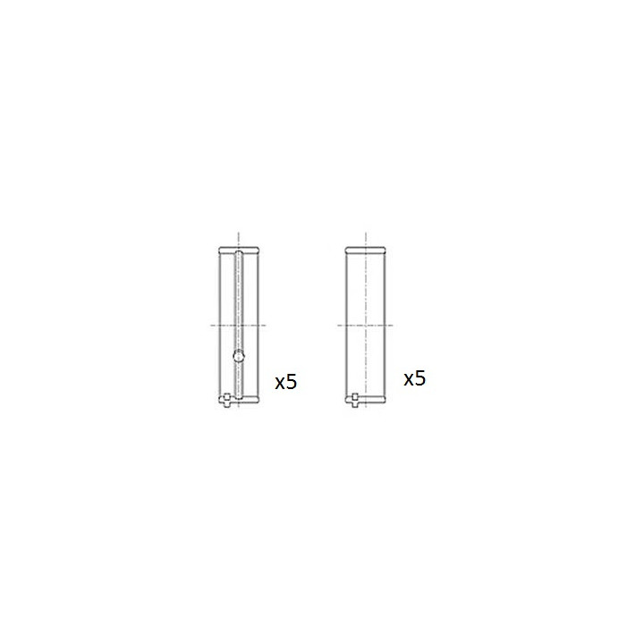 Panewki wału korbowego FAI AutoParts BM1038-STD