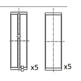 Panewki wału korbowego FAI AutoParts BM1023-STD