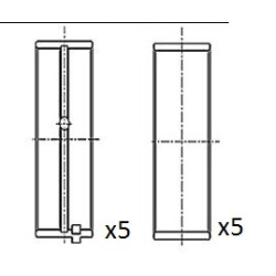 Panewki wału korbowego FAI AutoParts BM1023-STD