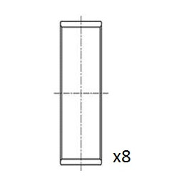 Panewki łożyska korbowodu FAI AutoParts BB2034-STD