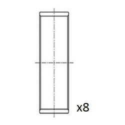 Panewki łożyska korbowodu FAI AutoParts BB2034-STD