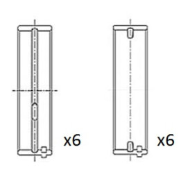 Panewki wału korbowego FAI AutoParts BM1060-STD