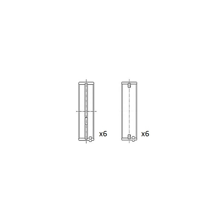 Panewki wału korbowego FAI AutoParts BM1060-STD