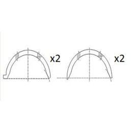 Podkładka dystansowa, wał korbowy FAI AutoParts BT3012-STD