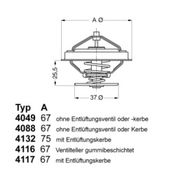 Termostat WAHLER 4088.87D