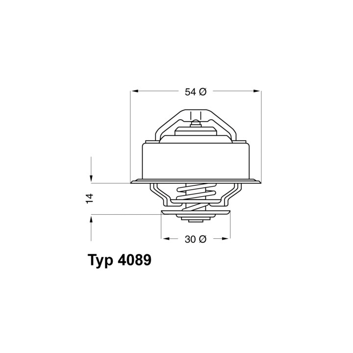 Termostat WAHLER 4089.92D