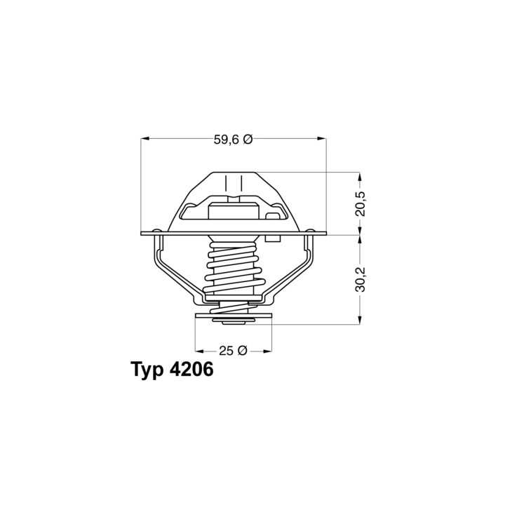 Termostat WAHLER 4206.90D