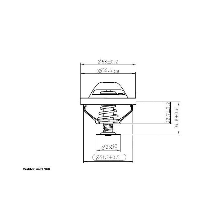 Termostat WAHLER 4489.90D