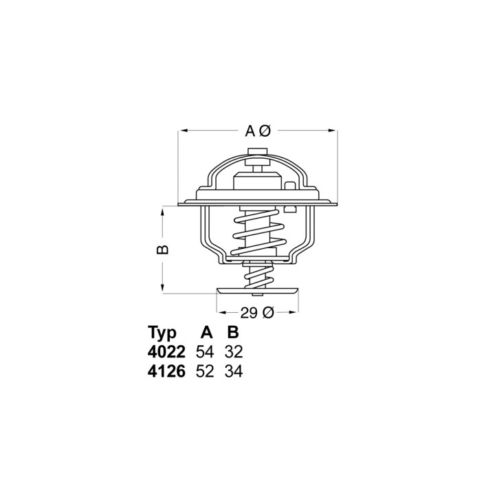Termostat WAHLER 4022.88D