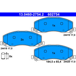 Klocki hamulcowe ATE 13.0460-2754.2