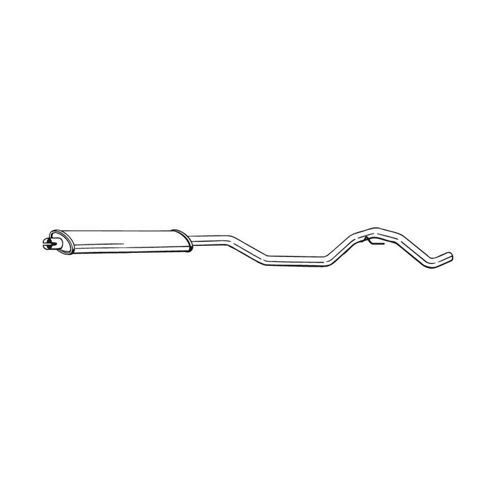 Tłumik środkowy BOSAL 291-003