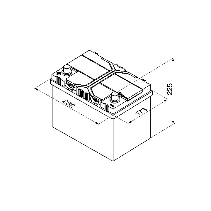 Akumulator BOSCH 0 092 S40 250