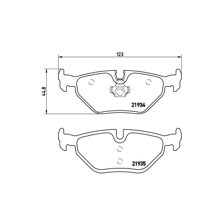 Klocki hamulcowe BREMBO P 71 006