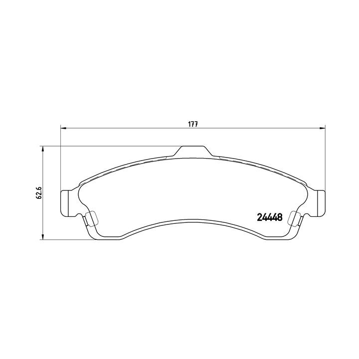 Klocki hamulcowe BREMBO P 10 009