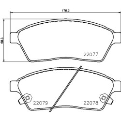 Klocki hamulcowe BREMBO P 09 009