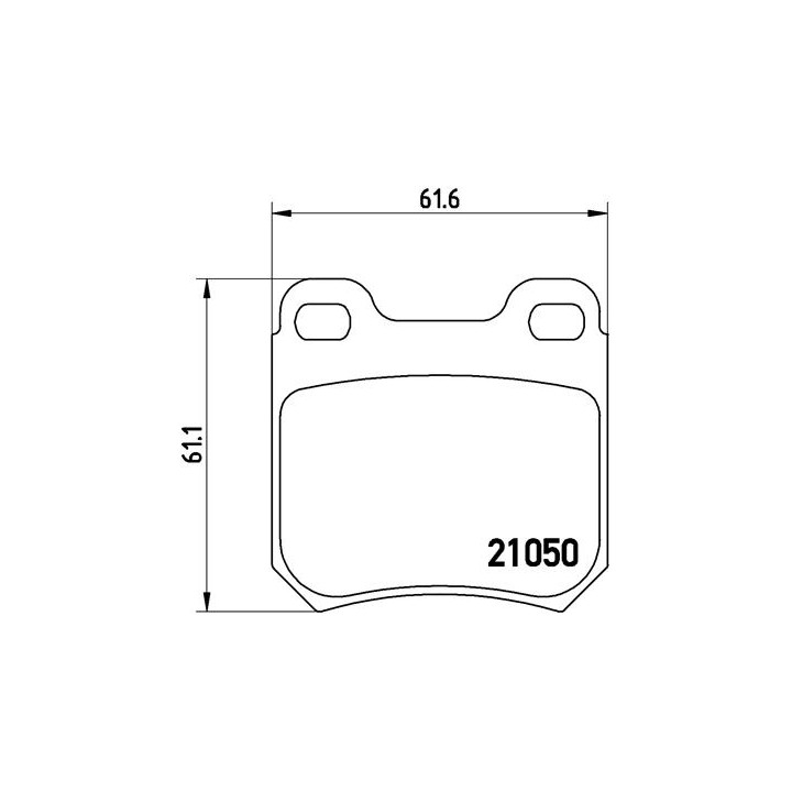 Klocki hamulcowe BREMBO P 59 014
