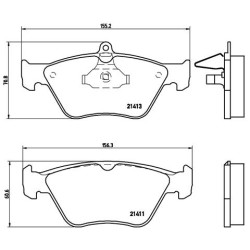 Klocki hamulcowe BREMBO P 59 019