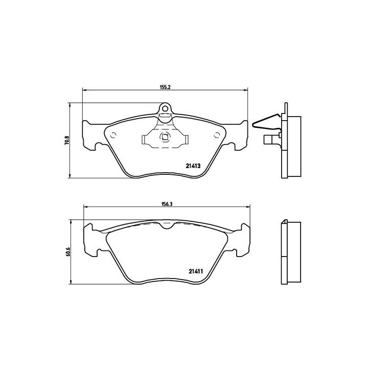 Klocki hamulcowe BREMBO P 59 019