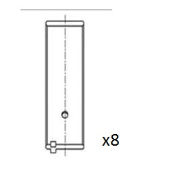 Panewki łożyska korbowodu FAI AutoParts BB2079-STD