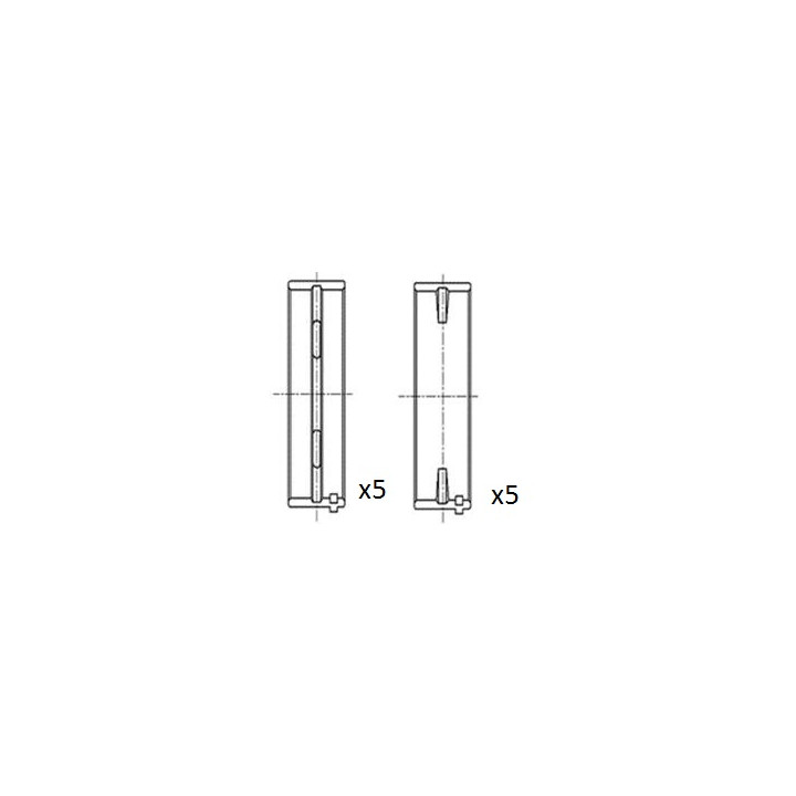 Panewki wału korbowego FAI AutoParts BM1026-STD