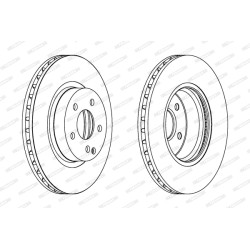 Tarcza hamulcowa FERODO DDF1263C