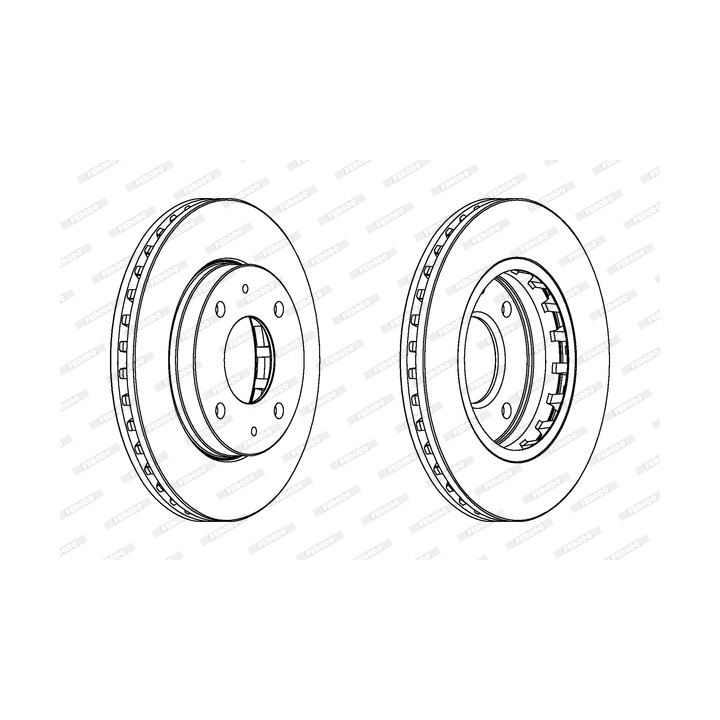 Tarcza hamulcowa FERODO DDF1270