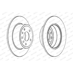 Tarcza hamulcowa FERODO DDF811