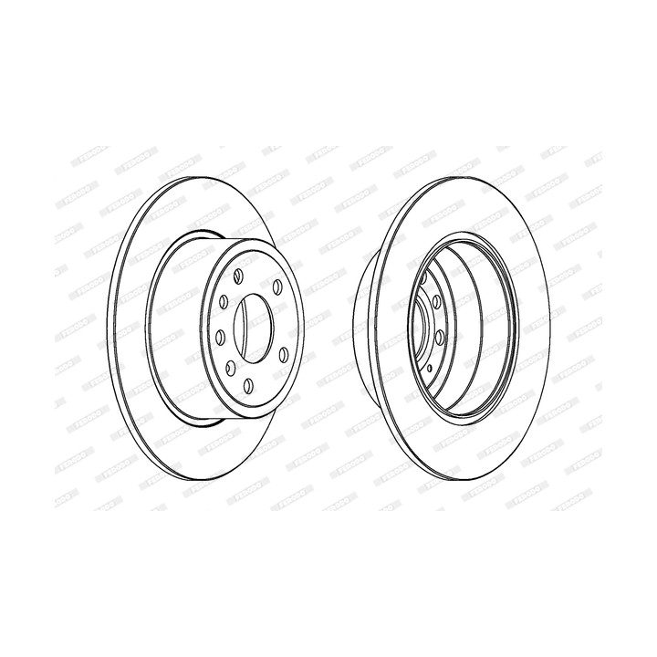 Tarcza hamulcowa FERODO DDF811